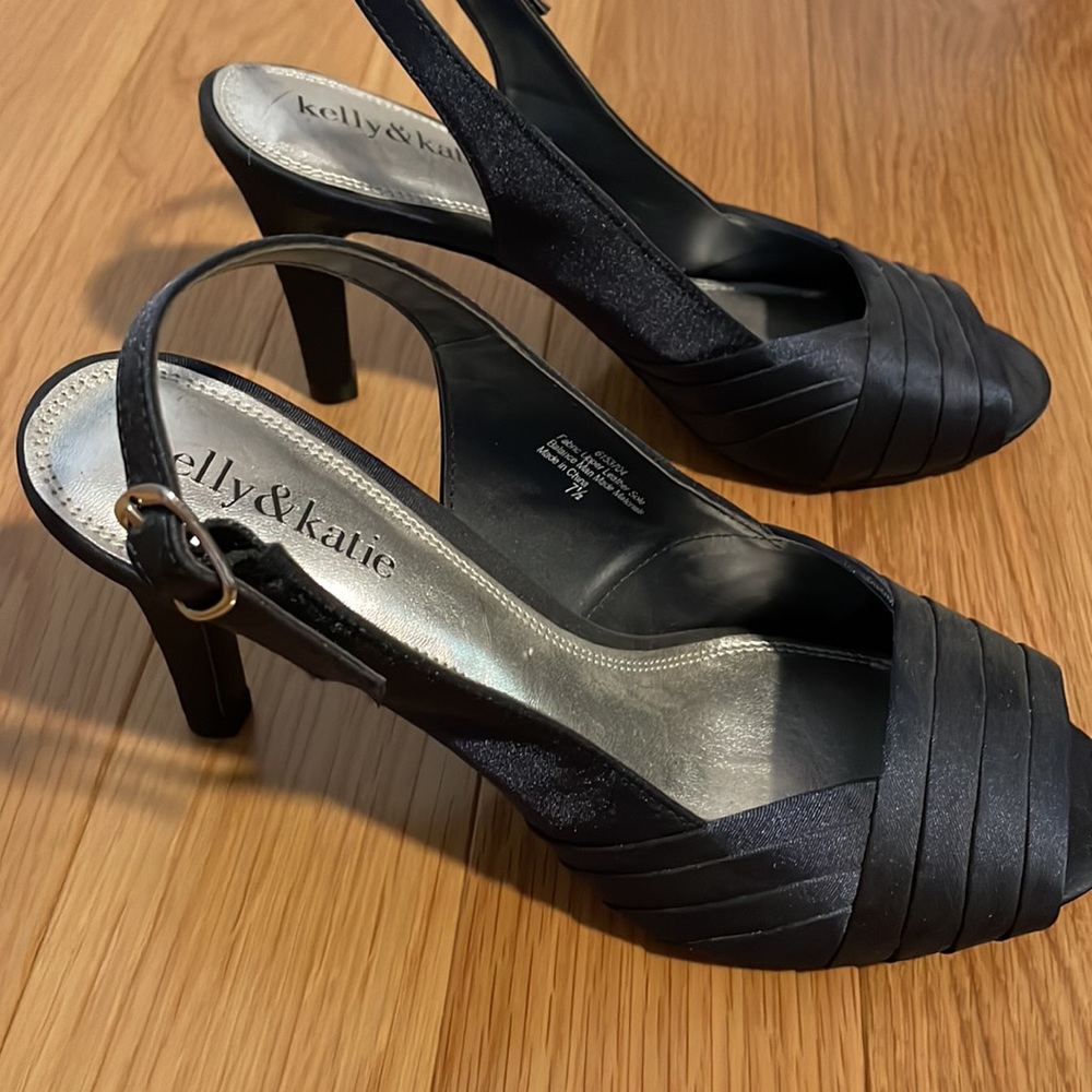 Kelly & Katie Black Heels